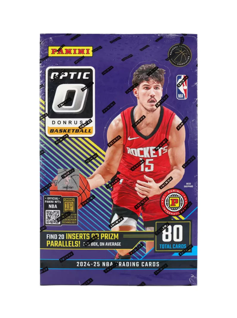 2024–25 Panini Donruss Optic Basketball Hobby International Box with Downtown SSP and international-exclusive parallels